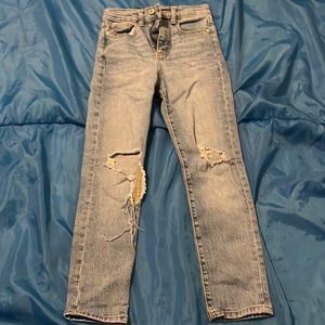 size 8 art class blue jeans good condition